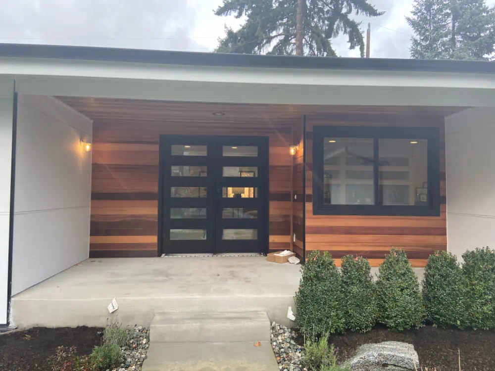 Siding installation in progress on a Seattle-area home (photo 2 of 26)