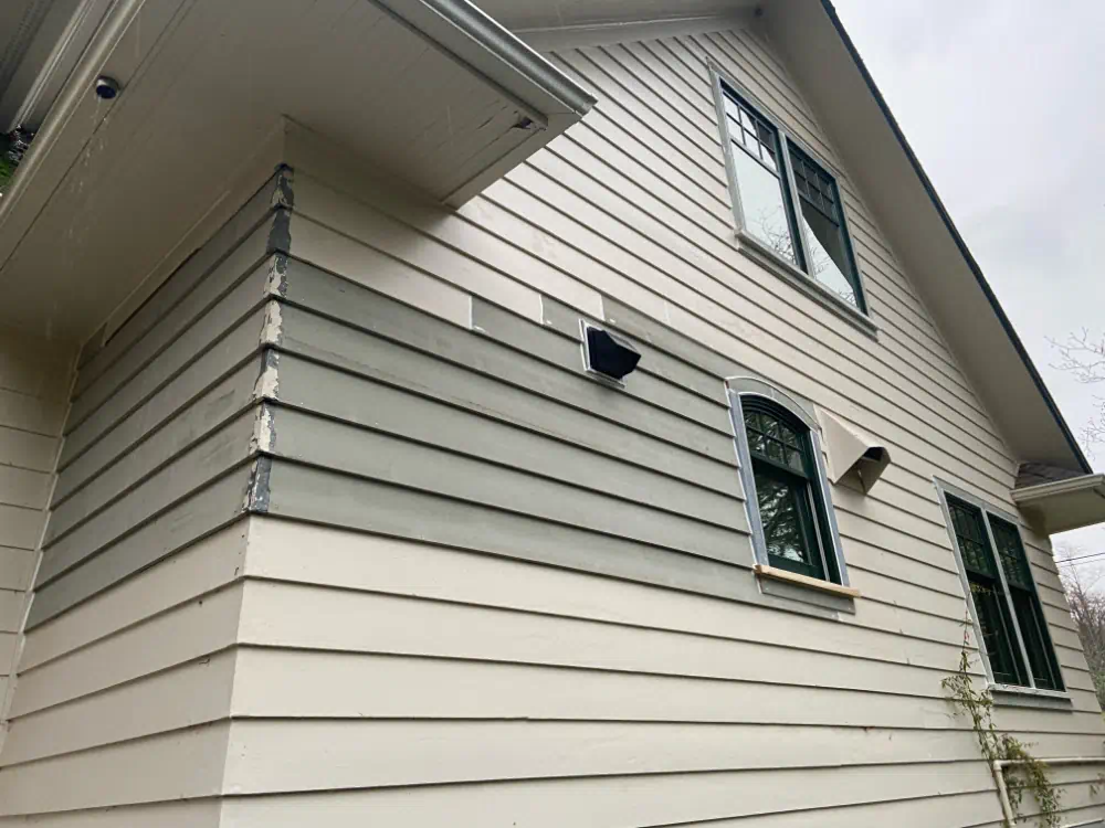Siding installation in progress on a Seattle-area home (photo 3 of 26)