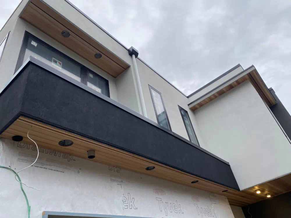 Siding installation in progress on a Seattle-area home (photo 14 of 26)