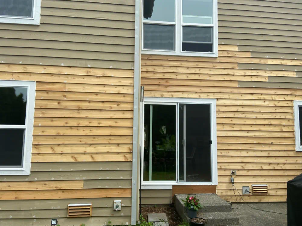 Siding installation in progress on a Seattle-area home (photo 16 of 26)