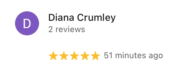Screenshot of a Google review left on our Google Business Profile (19 of 23)